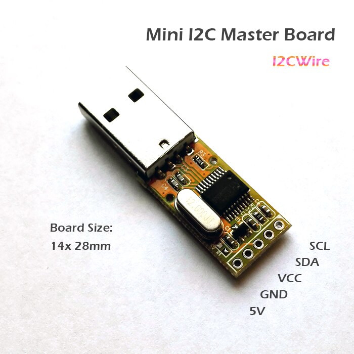 Voor Usendz @ I2CWire USB2I2C Mini Board I2C Master Mini 3.3V 5V