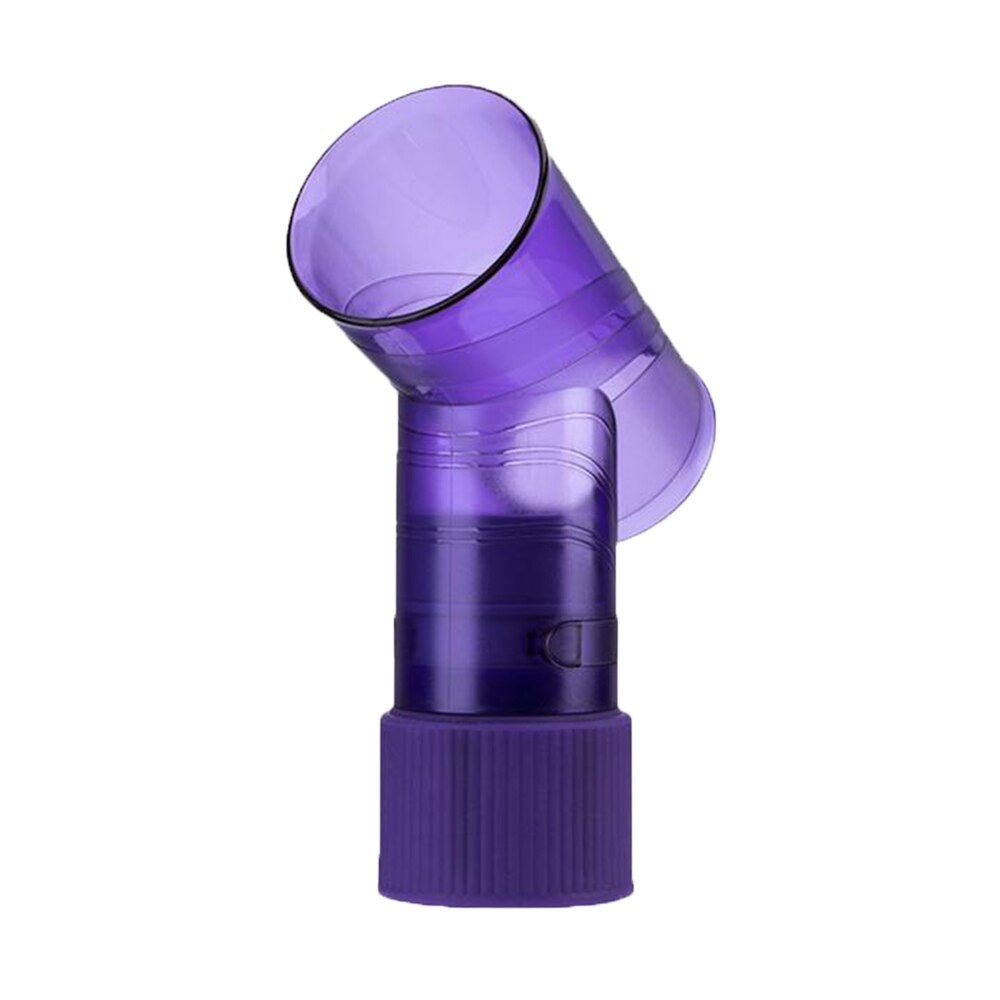 Cute curly hair Salon Plastic Wind Spin Roller Diffuser Hair Curler By Hair Dryer Attractive Curl Diffuser Spin Roller Cap: purple