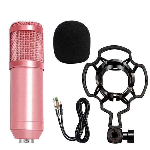 Bm-800 8 Kleuren Condensator Microfoon BM800 Mikrofon Ktv Bm 800 Mic Met Shock Mount Voor Radio Professionele Studio Microfoon: 4