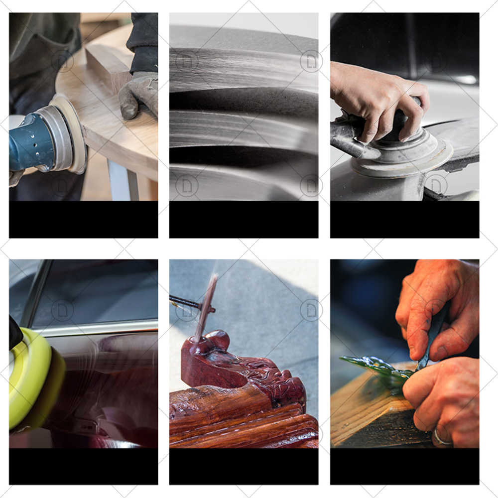 Almohadilla de discos de lijado de 2 y 3 pulgadas, rueda de pulido abrasivo, juego de papel de lija de madera, reparación de faros de coche, Kit de papel de lija de restauración de pulido