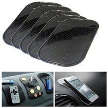 Auto Anti Slip Mat Zwart Silicagel Magic Sticky Pad Dashboard Anti Slip Pad Voor Mobiele Telefoons, zonnebril, MP3 Spelers