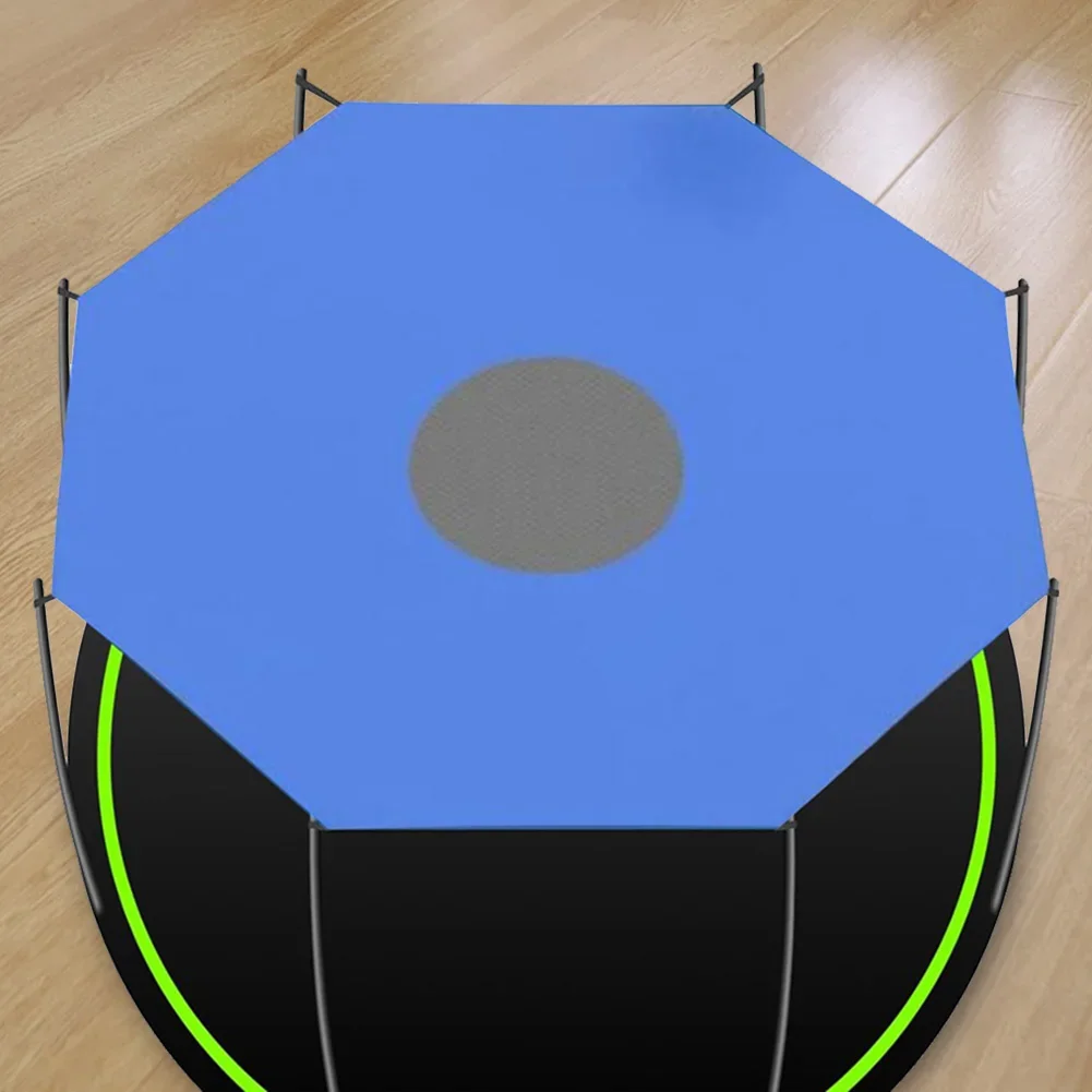 6/8/10ft trampoline covers, uv-resistant, waterproof, trampoline shade cover, sun protection, roof accessories for the backyard outdoor playground