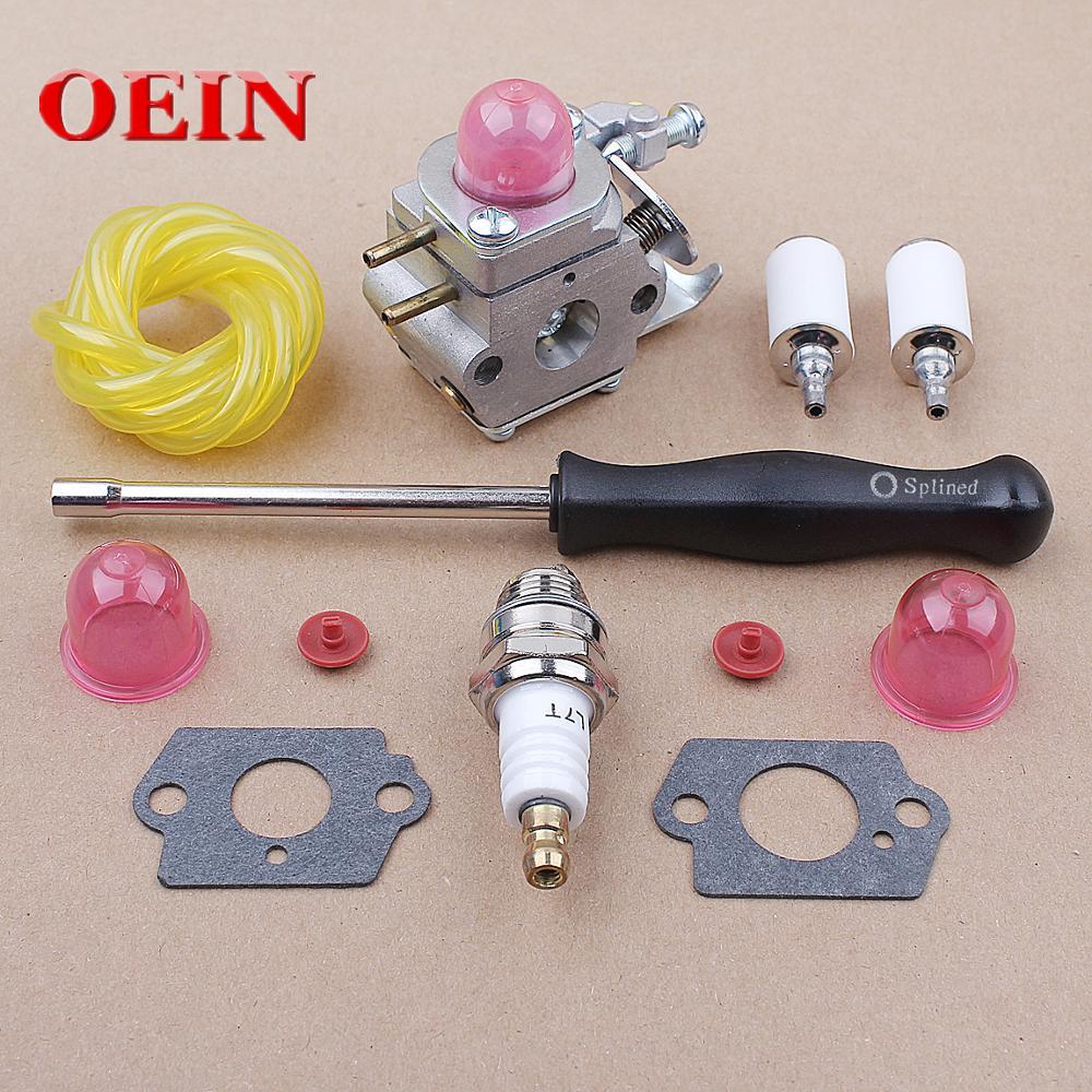 Carburetor for ZAMA C1U-W18 Poulan Weedeater Featherlite FL25C FX26SC XT260 FL20 FL26 Gas Trimmer 530071752 530071822