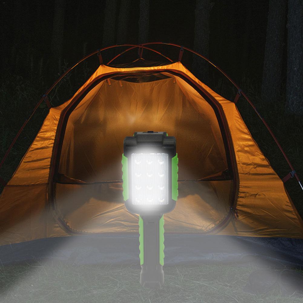 taschenlampe zelten 12 LED Arbeit Taschenlampen Licht Multifunktion U – Vicedeal
