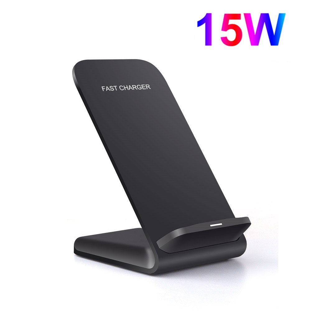 Supporto per caricabatterie Wireless Qi 30W per iPhone 13 12 11 Pro XS Max XR 8 induzione ricarica rapida per Samsung S21 S20 S10 Xiaomi Huawei: 15W Stand