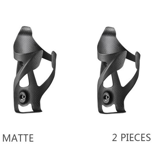 Carbon Water Bottle Cage Bicycle Bottle Holder MTB Road Carbon Bottles Cages Bike Bottles Holder 25g Bicycling Bidon Cycling: no logo matte 2 pcs