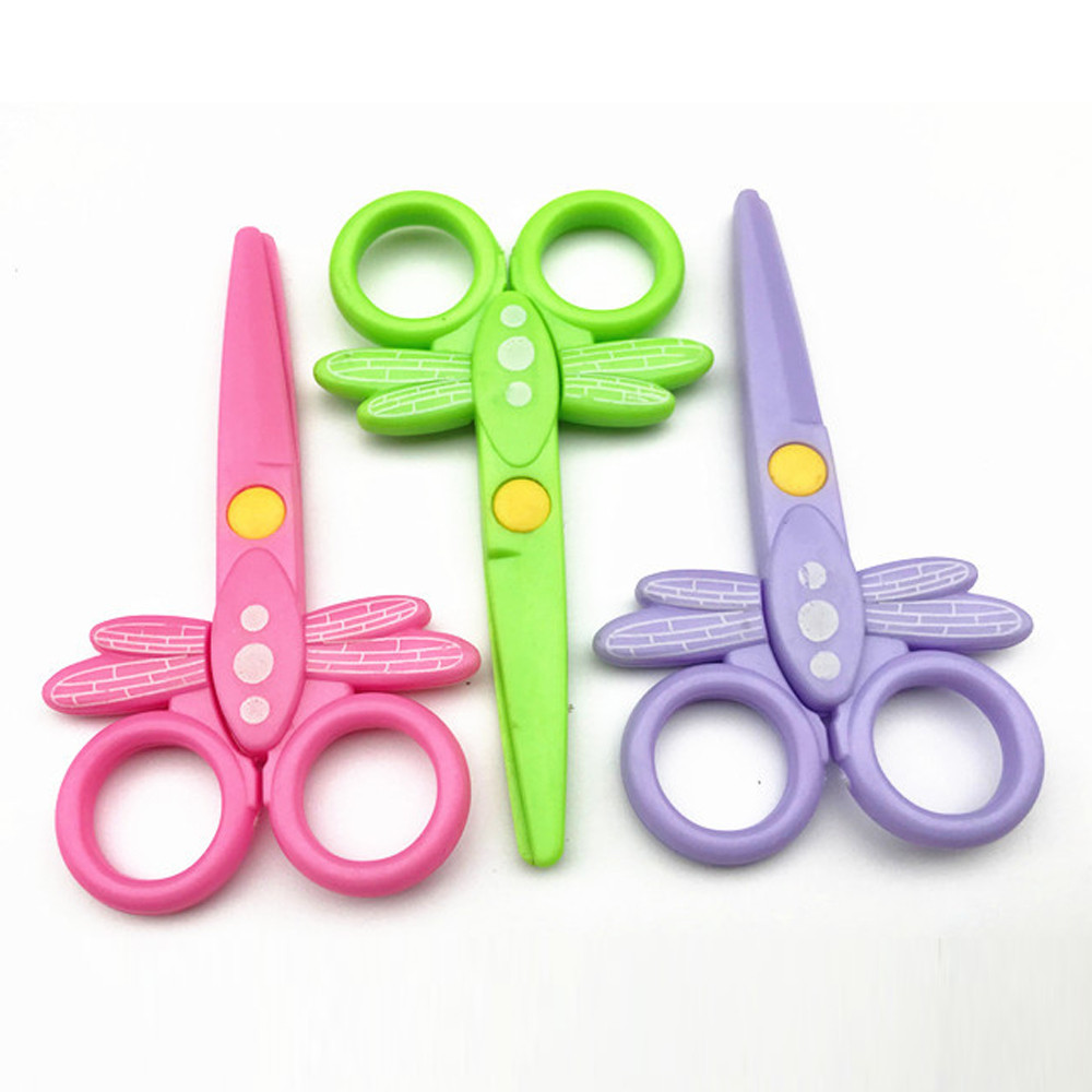 kids children Safety scissors Paper cutting Plastic scissors Children's handmade toys toys for children jouet fille