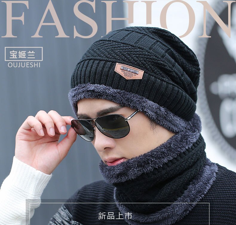 Vinterhatter skullies beanies lue vinter beanies til menn kvinner ull skjerf caps balaclava maske gorras panser strikket lue