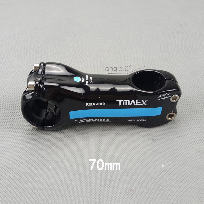 Mtb Carbon Stuurpen 31.8Mm Fiets Stuurpen Racefiets Onderdelen Full Carbon Stuurpen Voor Fietsonderdelen Blauw 6 Graden/17 Graden: 6 degree 70mm