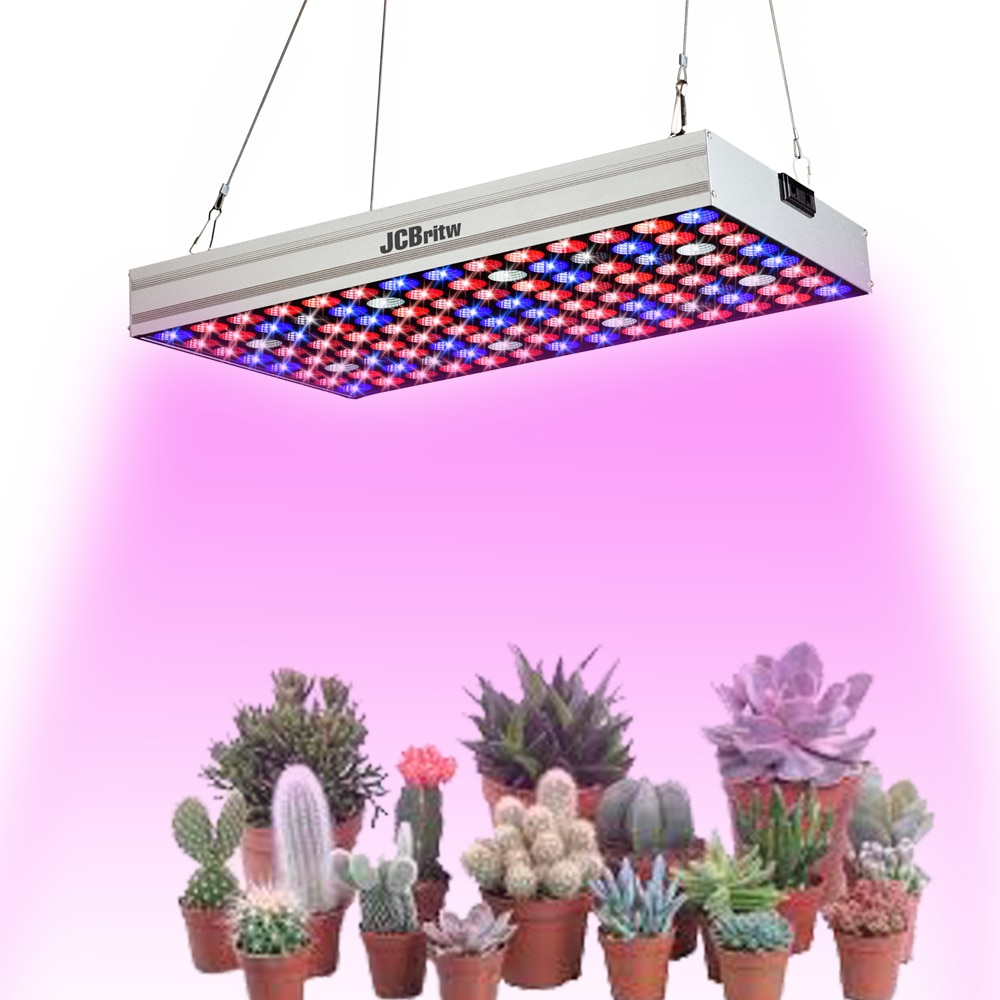 JCBritw LED Grow Light Panel Full Spectrum UV IR with Daisy Chain 100W Pro Plant Growing Lamp Bulb for Indoor Plants Greenhouse