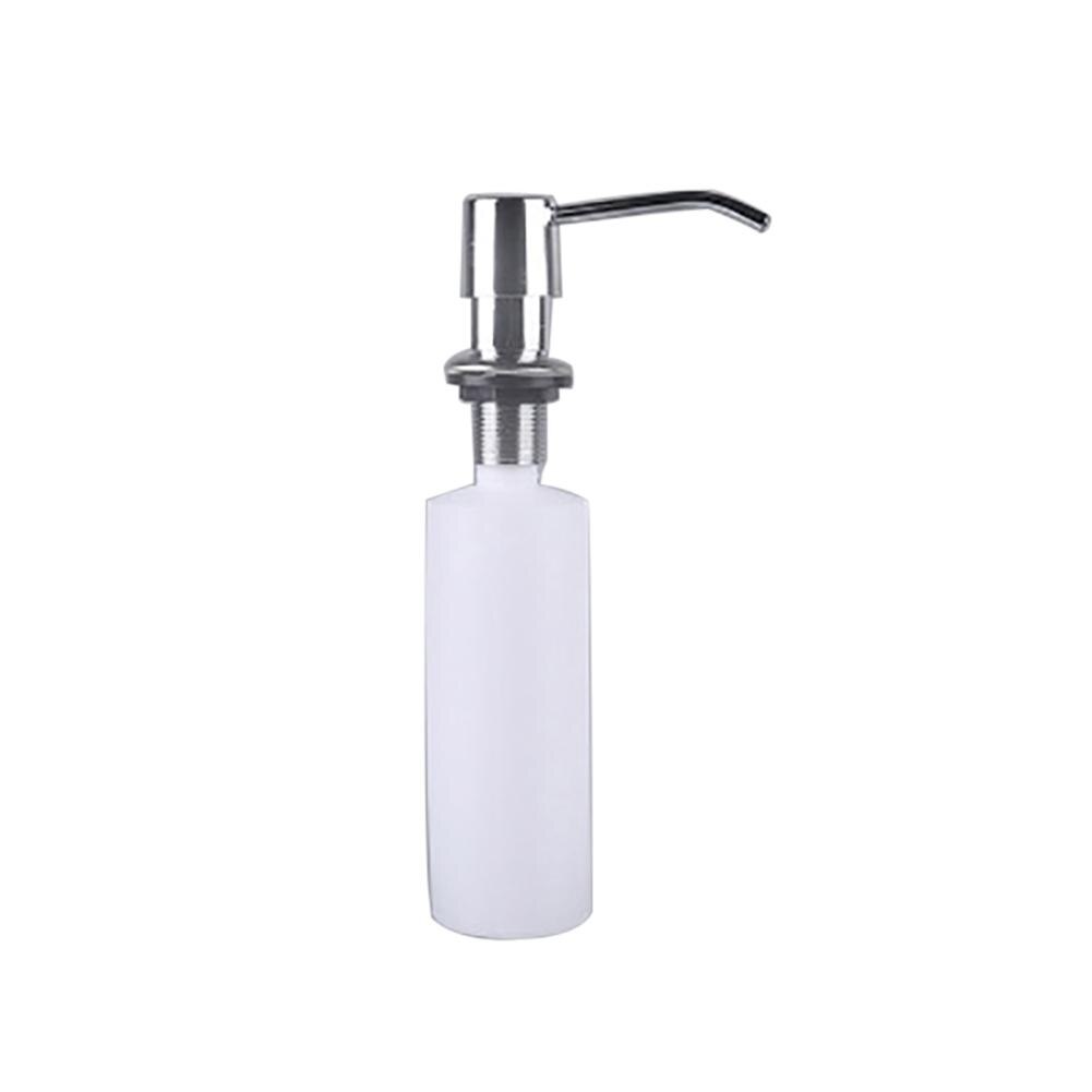 300Ml Sink Ingebouwde Plastic Zeepdispenser Vloeibare Wasmiddel Lotion Pomp Fles voor Badkamer en Keuken