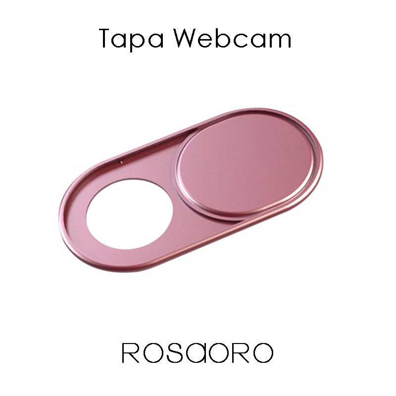 Tapa camara portatil Tapa webcam Ordenador Cubierta de Webcam cubierta protegida imán deslizante de plástico protege la privacidad Mac ios Web laptop: Rosa