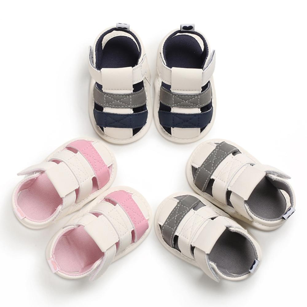 Zomer Baby 0-18M Meisjes Ademende Anti-Slip Holle Peuter Zachte Zolen Sandalen