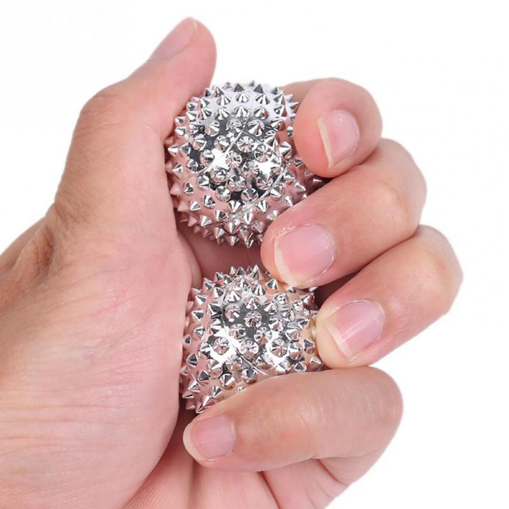 Nuovo arrivo 2 pz mano dito massaggiatore digitopressione doppio rullo giunto rilassante bellezza strumento di massaggio in plastica per la circolazione sanguigna