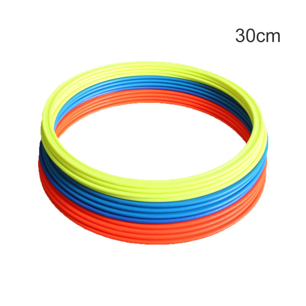 Anillos de entrenamiento de agilidad, delicado, equipo para entrenamiento deportivo,: 5pc 30cm