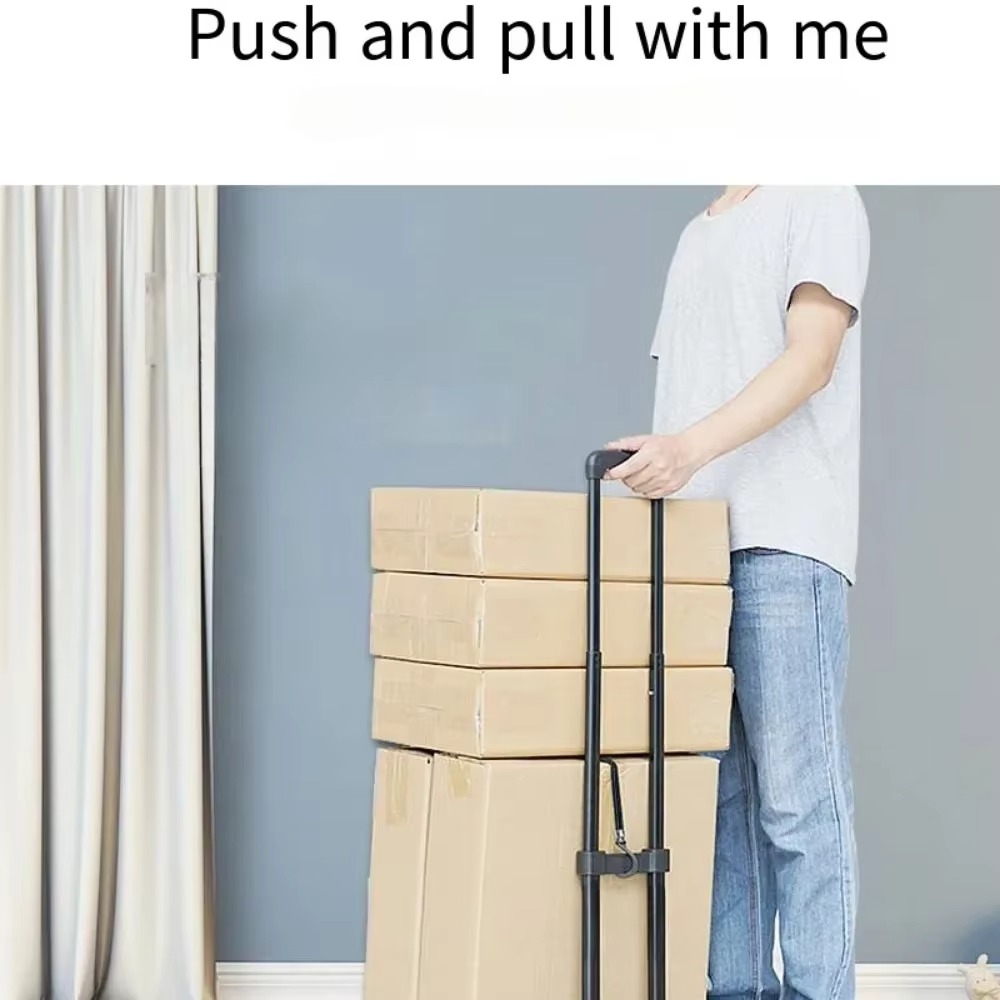 Opvouwbare Winkelwagentjes Opvouwbare Handkarren Met Wielen Lichtgewicht Nutsbagage Dolly Kar Verplaatsen Vracht Reizen Essentials