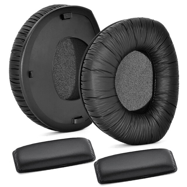 Neue Ersatz Ohr Pads Schwamm Velours Kissen Ohrpolster Ohrenschützer mit Kopfhörer für Sennheiser HDR 160 170 180 Kopfhörer: 1 Set (W)
