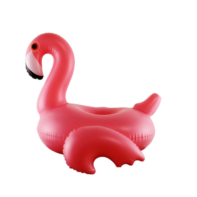 Mini water opblaasbare bekerhouder voor zwembad, Eenhoorn Flamingo Drinken Bekerhouder, zee strand speelgoed voor festival party drijvende