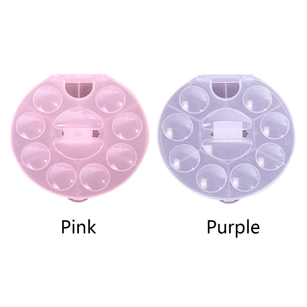 Dienblad kinderen schilderen multifunctionele flip kunst gereedschap palet aquarel cirkel afwasbaar multi raster tekening