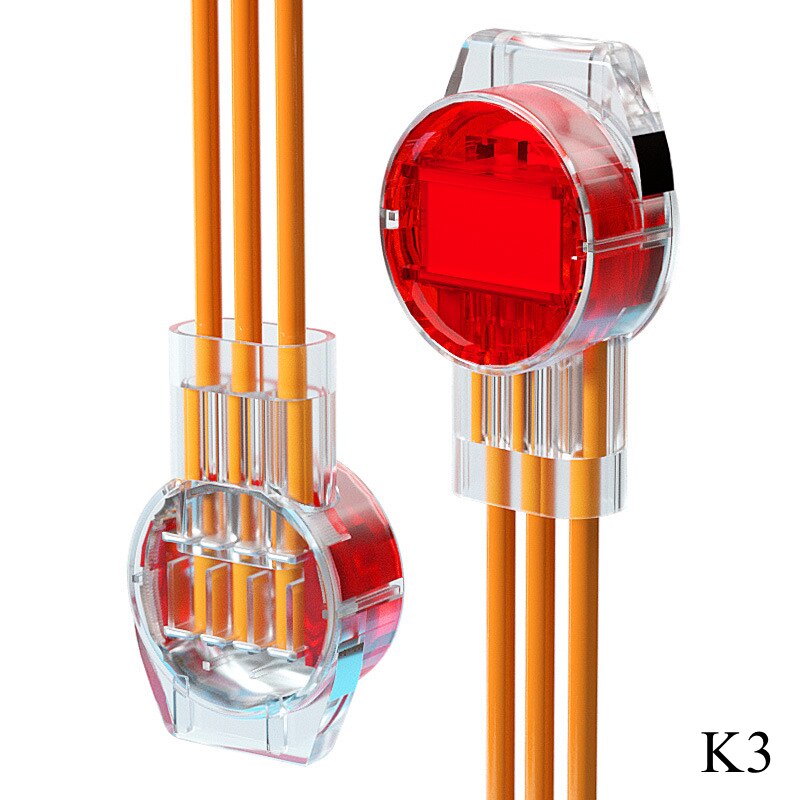 Htoc Netwerk Kabel Terminals Waterdicht Gel Gevulde Clear Knop Telefoon Wire Connectors UY2 Butt Splice Connector K1 K2 K3