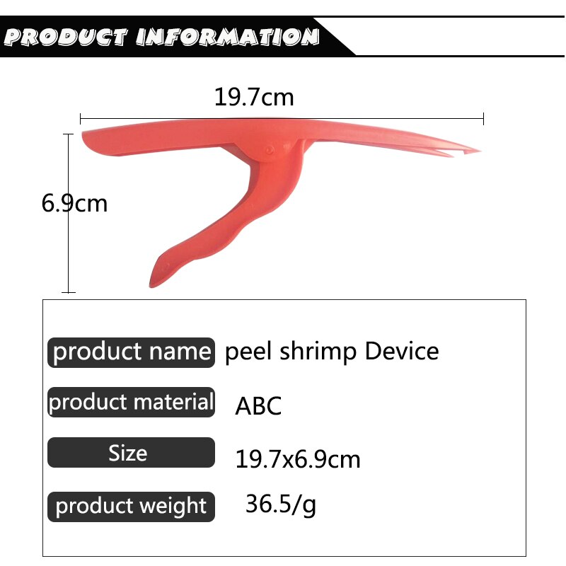 Pelador de gambas , dispositivo de pelado de gambas, herramientas de cocina, accesorios de cocina cómodos y rápidos, 1 unidad, 10