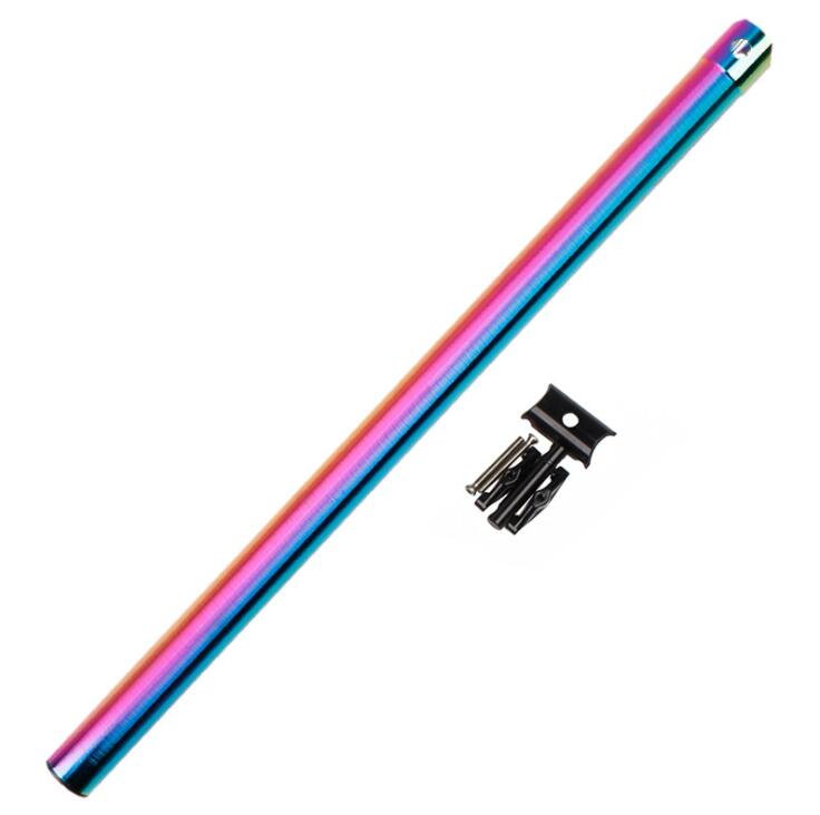 Litepro Voor Brompton Zadelpen 31.8*580Mm Voor Pike Vouwfiets Voor Aceoffix Zadelpen Aluminium: rainbow