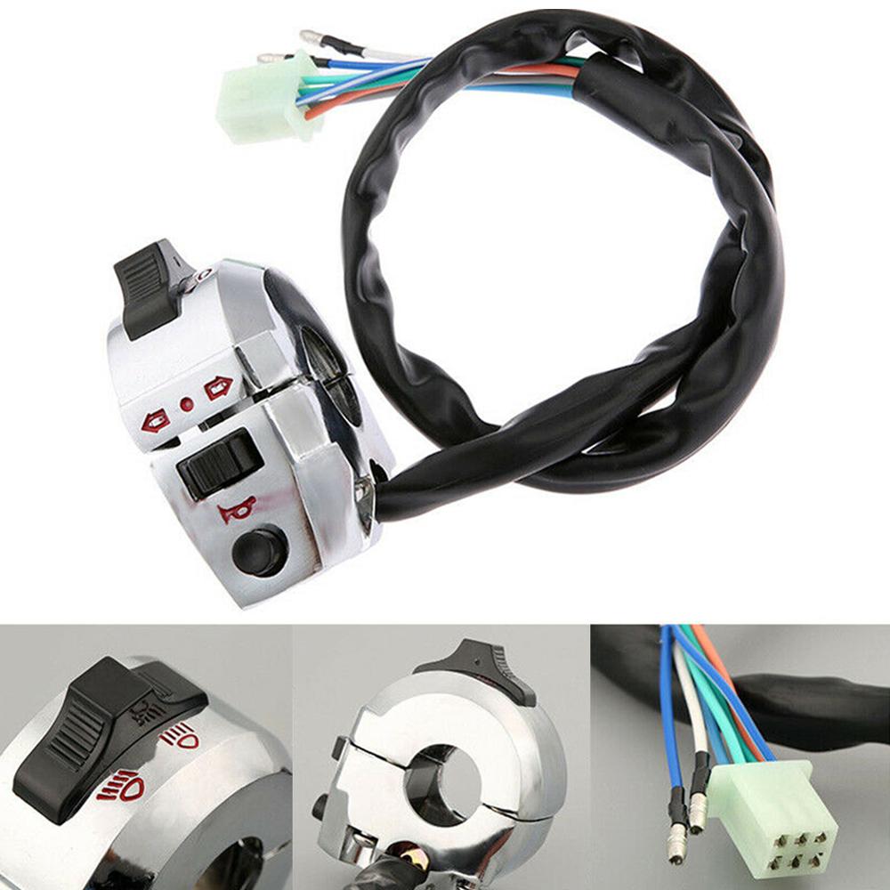 7/8 ''motorrad Lenker Control Licht Blinker Horn Schalter 1PCS Motorrad Links Griff Side Control Switch
