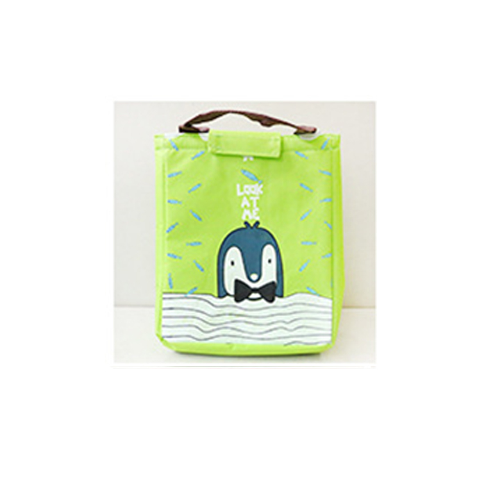 Waterdichte Lunch Tas voor Vrouwen kinderen Mannen Cooler Lunchbox Tas Tote canvas lunch tas Isolatie Pakket Draagbare: Bruin