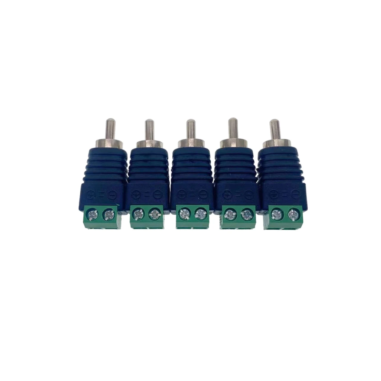 10 Uds bloque de terminales RCA CAT5 a cámara vídeo CCTV Balun RCA hembra o macho Jack AV conector de tornillo