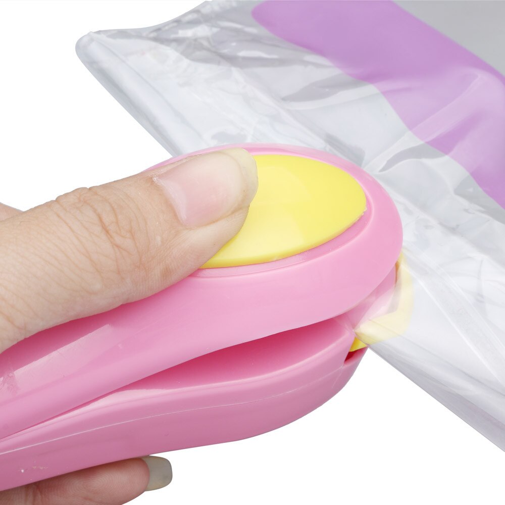 Portable Household Mini Sealing Machine Food Plastic Bag Travel Hand Pressure Sealing Machine Pulse Sealing Package Accessories