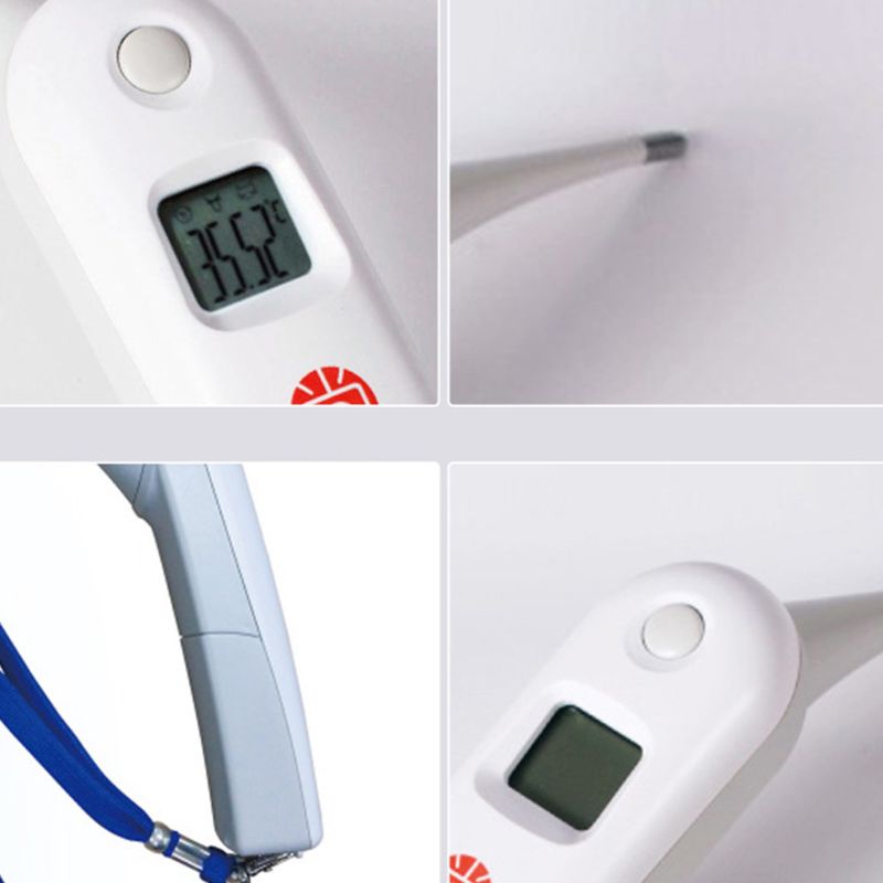 Digital Veterinary Pet Thermometer for Animal Livestock Rectally Measuring Body Temperature