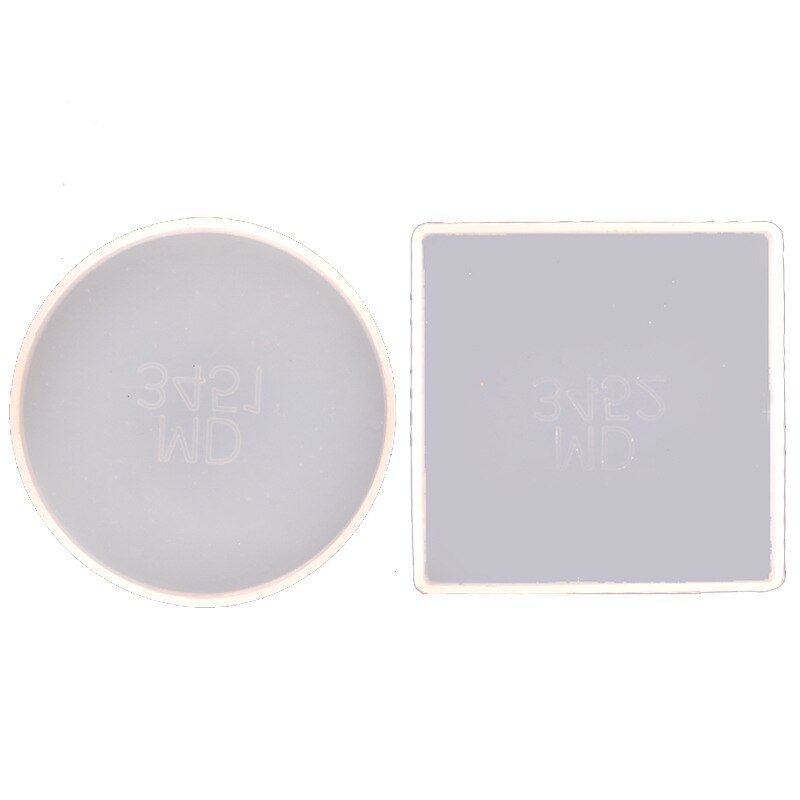Molde de resina de posavasos geométrico para posavasos, bandeja de molde de silicona para posavasos de resina epoxi de cristal, estilo nórdico, hecho a mano, 1 unidad