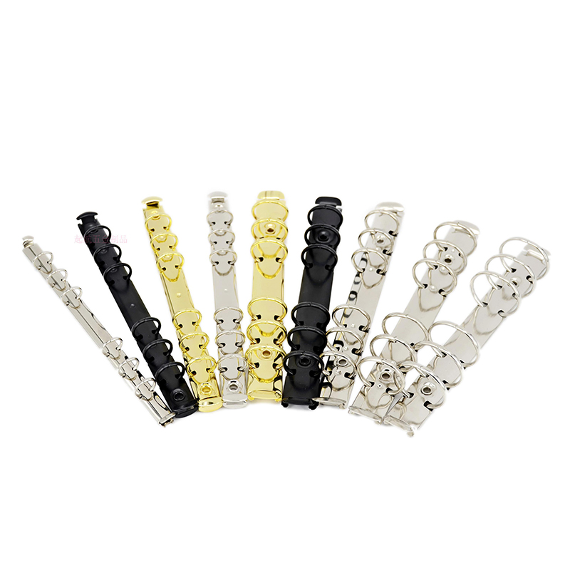 1pc A5 métal spirale reliure 6 anneaux cahier dossier Clips Album de bricolage Scrapbook Clips métal anneau reliure bureau bureau calendrier cercle