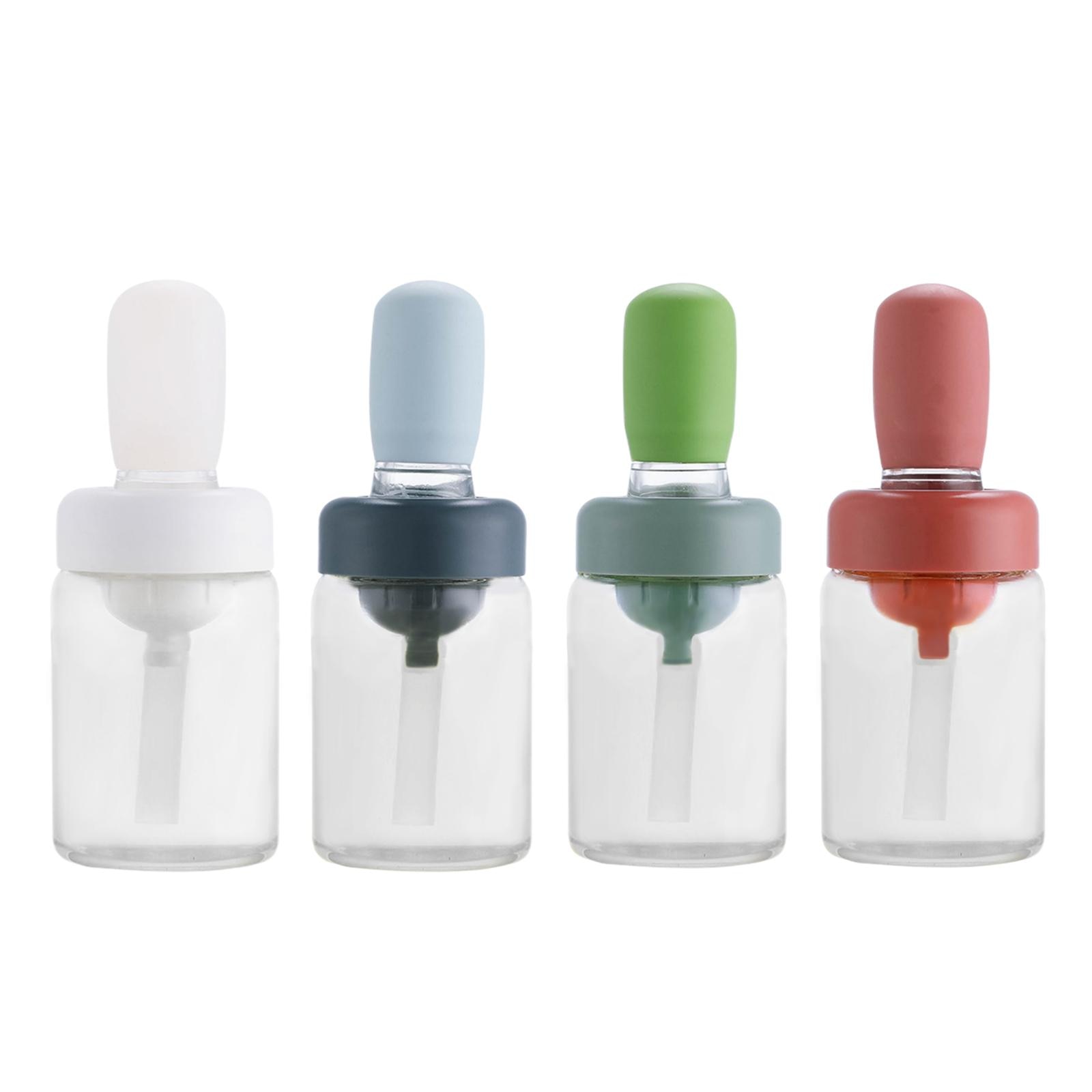 Draagbare Olie Fles Met Siliconen Borstel Olie Container, grill Olie Borstels 180Ml Olie Dispenser Voor Bbq Grill Outdoor Gadget Gereedschap