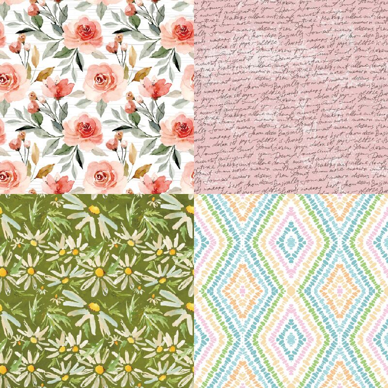 The butterfly style Scrapbooking paper pack of 24 sheets handmade craft paper craft Background pad 203