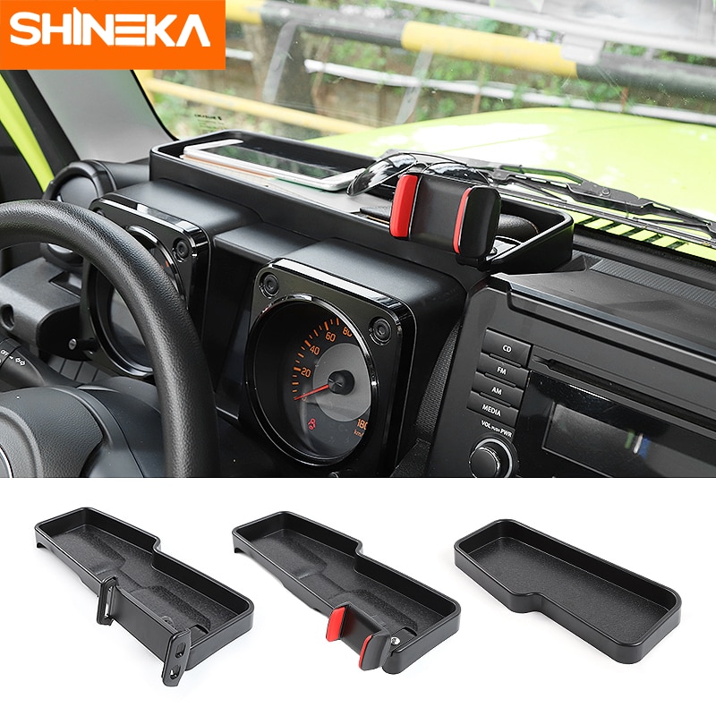 Shineka Auto Dashboard Opbergdoos Telefoon Tablet Houder Organizer Tray Voor Suzuki Jimny Opbergen Opruimen Accessoires