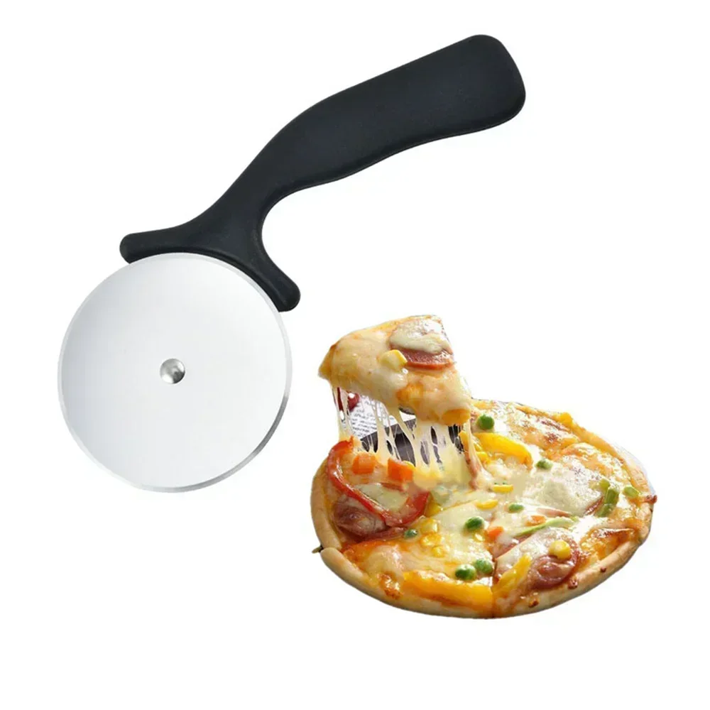 Edelstahl Roller Cutter Pizza Messer Pizza Schneider Küche Zubehör Gebäck Cookie Kuchen Roller Rad Schere Schneiden Hause
