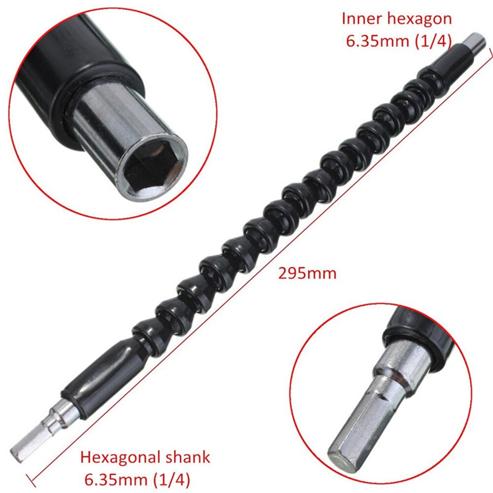 Universal Flexible Shaft Flexible Shaft Extension Screwdriver Drill Bit Holder Link for Electronic Drill 200/295/400mm