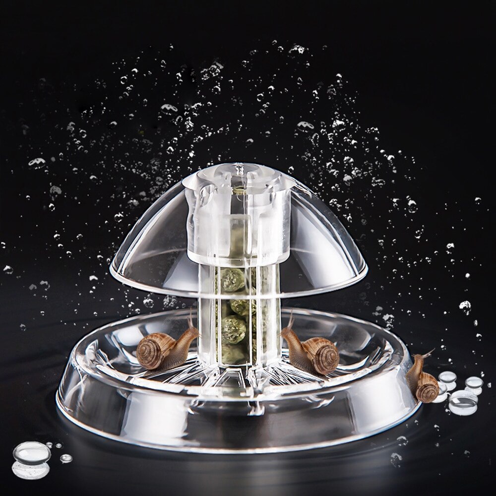 Aquarium Fish Plant Tank Plastic Clear Snail Trap Free Bait for Aquarium Fish Tank Plants Planarian Leech Catch Environment