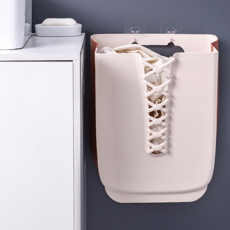 Ściana duży kosz na pranie składany kosz na pranie odpady na ubrania Organizer plastikowa pralnia przechowywanie Organizer robić domu robić łazienki