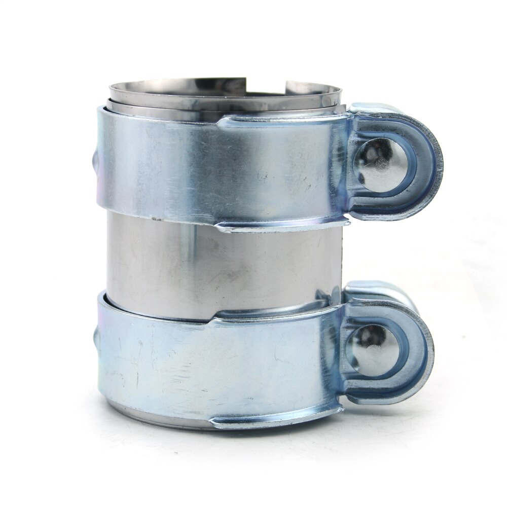 Exhaust Tube Pipe Connector Joiner Sleeve Clamp Connector Fit For 2.0 Inch 2.5" Pipeline