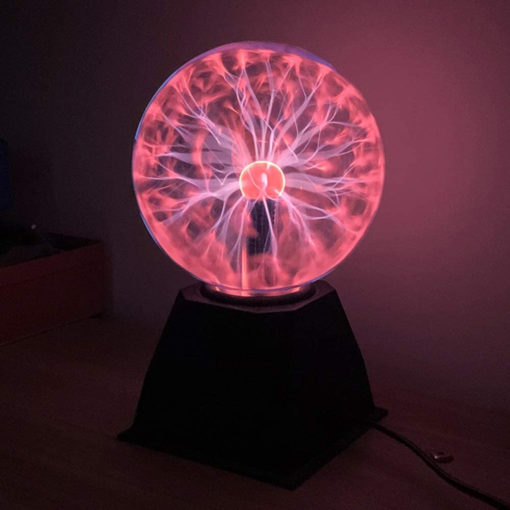 Plasma Ball Novelty LED Night Light Touch Sensitive Table Sphere Glass Lamps Decor Magic Crystal USB Power 3 4 5 6 Inch