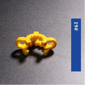 MaxPoint 10pcs/lot Laboratory Plastic Clip #14/#19##24/#29/#34/#40 Lab Keck Clamp Use for Glass Ground Joint: 19