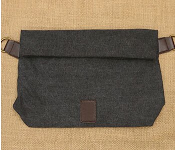Mannen Canvas Messenger Bag Vintage heren Reistassen Merken Mannelijke Grote Capaciteit Schoudertassen voor Tiener: GRAY