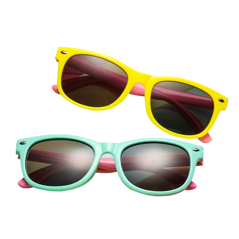 Lange Keeper Gepolariseerde Kids Zonnebril Jongens Meisjes Baby Baby Mode Zonnebril 100% UV400 Brillen Kind Shades Gafas Infantil