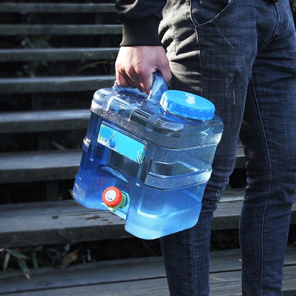 Portable 10L Outdoor Beverage Water Container Dispenser Drinking Water Pitcher For Camping Hiking BBQ