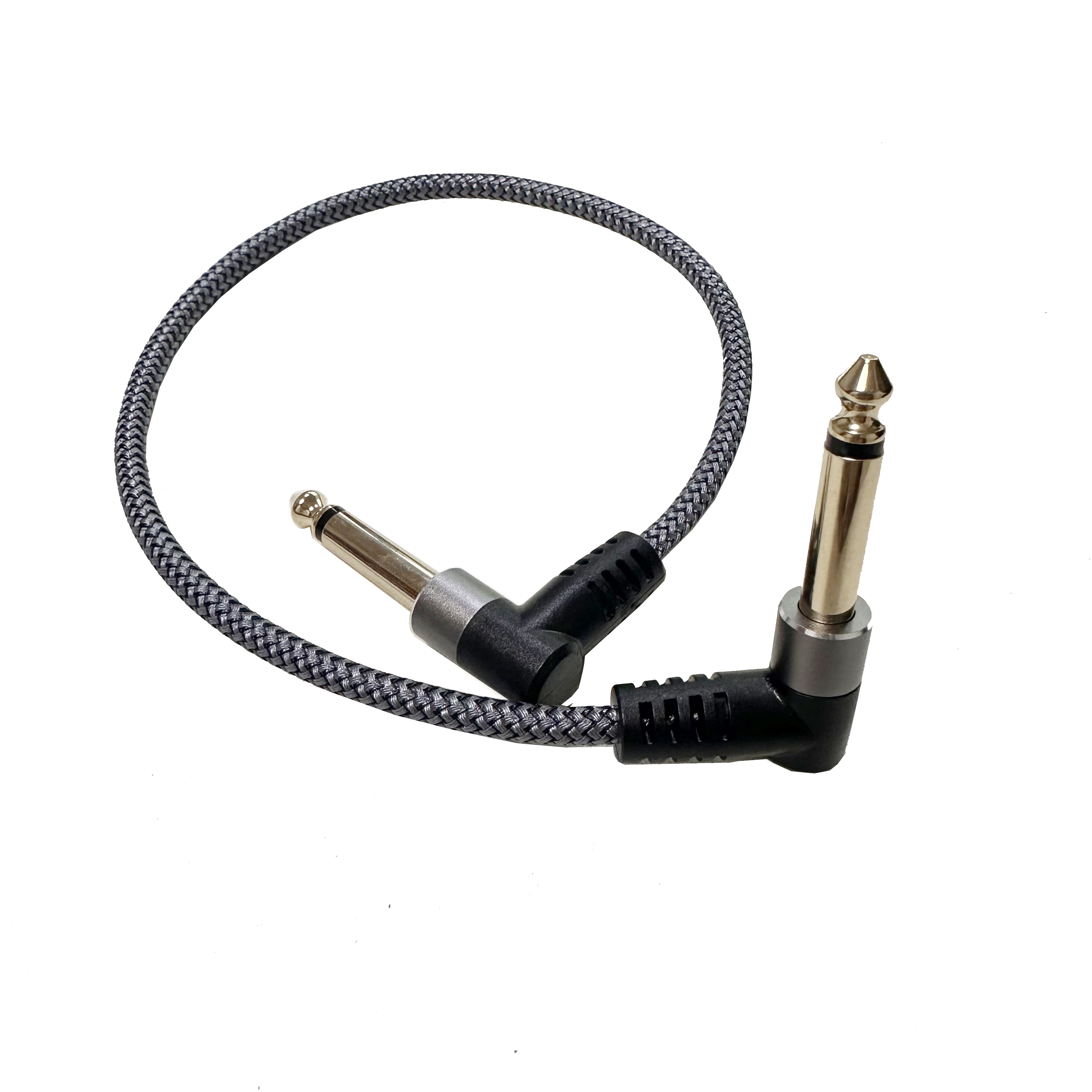 Guitar effektlinje 0.15/0.3/0.5m pedalkabel instrument jumper 6.35 lydkabel elektrisk guitar effektlinje guitartilbehør: 5m