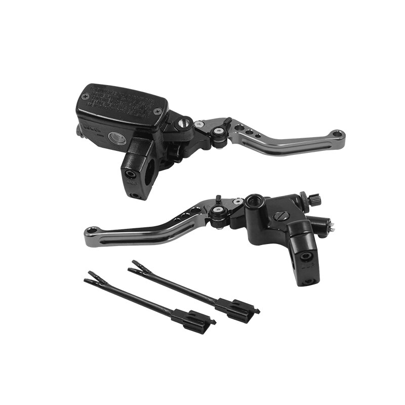 Levier de frein et embrayage hydraulique avec maître cylindre, 1 ", 25mm, universel, pour moto Yamaha, Suzuki, Honda: Titanium