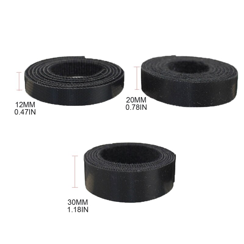 Fastening Cable Ties Reusable Cord Organizer Keeper Home Cable Management Straps Adjustable Loop Cord Wire Ties Q81C