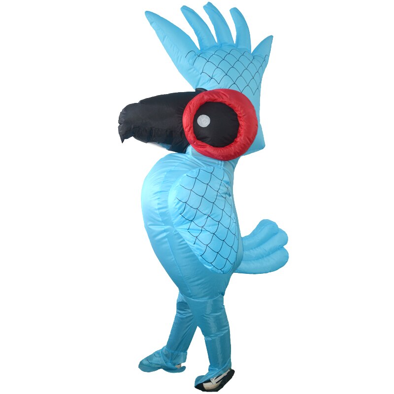 blow-up inflatable suit adult size parrot costume for halloween: Default Title